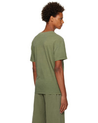 Les Tien Green Oversized T Shirt