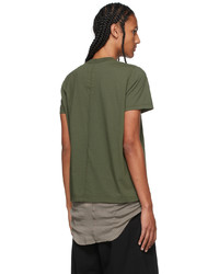 Rick Owens Green Short Level T Shirt