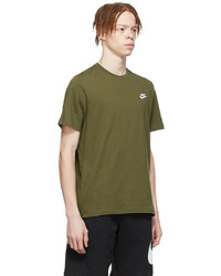 Nike Green Sportswear Club T Shirt