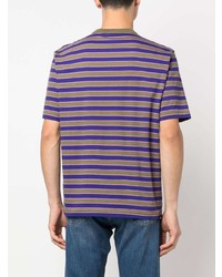 PS Paul Smith Horizontal Stripe Organic Cotton T Shirt