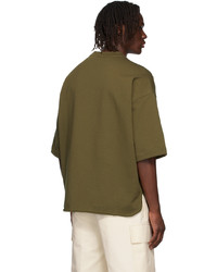 Jil Sander Khaki Cotton T Shirt