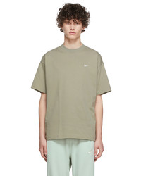 Nike Khaki Cotton T Shirt