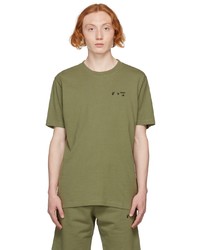 Off-White Khaki Logo T Shirt