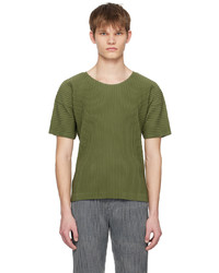 Homme Plissé Issey Miyake Khaki Monthly Color March T Shirt