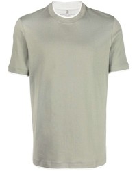 Brunello Cucinelli Layered Short Sleeve T Shirt