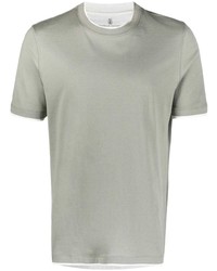 Brunello Cucinelli Layered Short Sleeve T Shirt