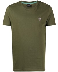 PS Paul Smith Logo Appliqu Cotton T Shirt