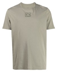 Armani Exchange Logo Crew Neck T Shirt