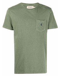 Polo Ralph Lauren Logo Embroidered Pocket T Shirt