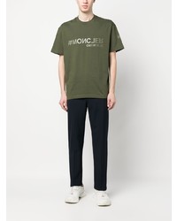 MONCLER GRENOBLE Logo Lettering T Shirt