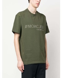MONCLER GRENOBLE Logo Lettering T Shirt