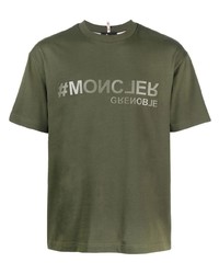 MONCLER GRENOBLE Logo Lettering T Shirt