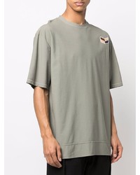 Jil Sander Logo Patch Cotton T Shirt