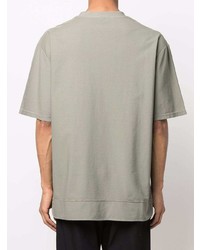 Jil Sander Logo Patch Cotton T Shirt