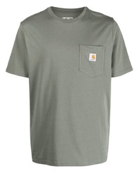 Carhartt WIP Logo Patch Cotton T Shirt