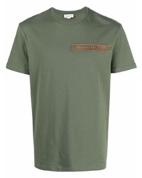 Alexander McQueen Logo Patch T Shirt