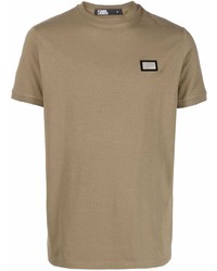 Karl Lagerfeld Logo Patch T Shirt