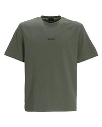 BOSS Logo Print Short Sleeve T Shirt