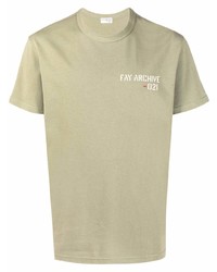 Fay Logo Print T Shirt