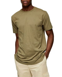 Topman Longline Organic Cotton T Shirt
