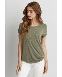 American Eagle Outfitters O Soft Sexy Pocket T Shirt