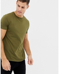 ASOS DESIGN Organic T Shirt With Crew Neck In Green