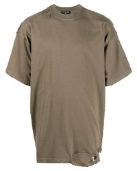 Balenciaga Oversize Distressed T Shirt
