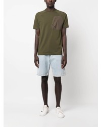 PS Paul Smith Panelled Short Sleeve T Shirt