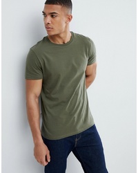 Burton Menswear Regular Fit T Shirt In Khaki