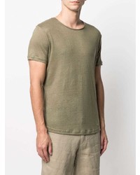 Orlebar Brown Round Neck Linen T Shirt