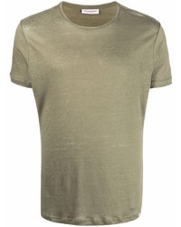Orlebar Brown Round Neck Linen T Shirt