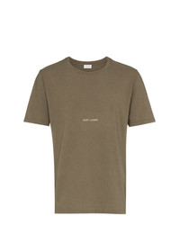 Saint Laurent Short Sleeve Army T Shirt