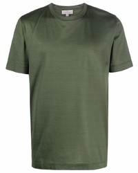Canali Short Sleeve Cotton T Shirt