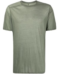 Rick Owens Short Sleeve Organic Cotton T Shirt