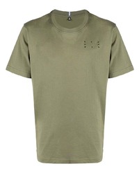 McQ Swallow Stitch Print Cotton T Shirt