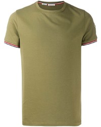 Moncler Striped Trim T Shirt