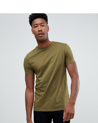 ASOS DESIGN Tall Organic T Shirt With Crew Neck In Green