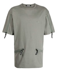 Spoonyard Zip Pocketed Short Sleeve T Shirt