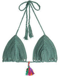 Anna Kosturova Crochet Knit Bikini Top