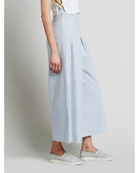 Free People Fp One High Waisted Pintuck Culottes