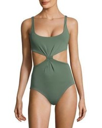 Mara Hoffman One Piece Knotted Swimsuit