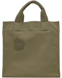 Olive Denim Tote Bag