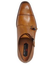 Mezlan Cajal Double Monk Strap Cap Toe Shoe