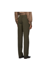 Lemaire Brown Straight Leg Trousers