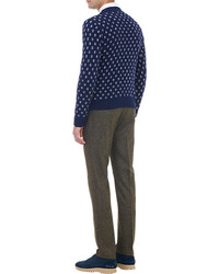 Incotex Donegal Effect Tweed Trousers
