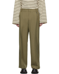 Wooyoungmi Green Wide Trousers