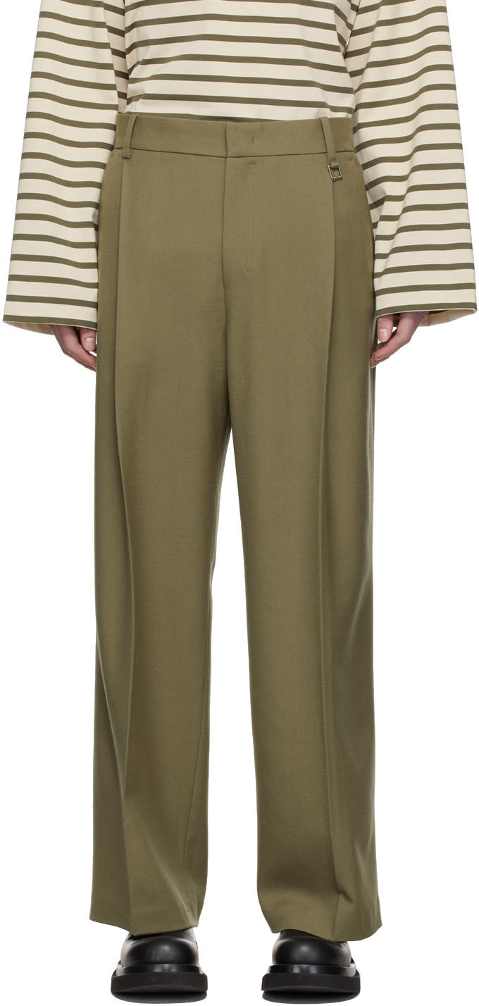 olive dress pants