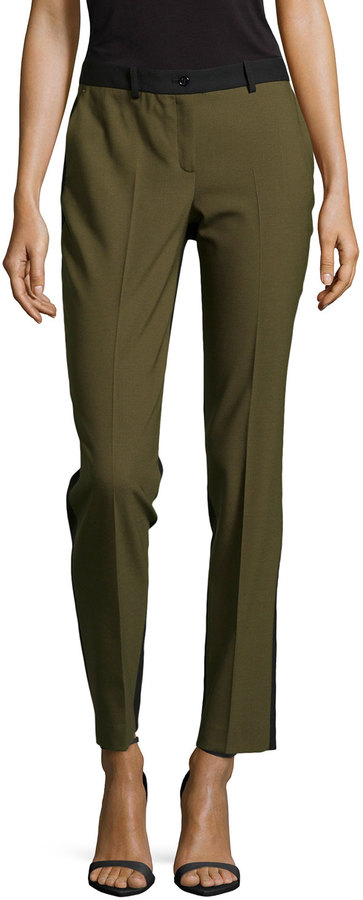 michael kors pants womens olive