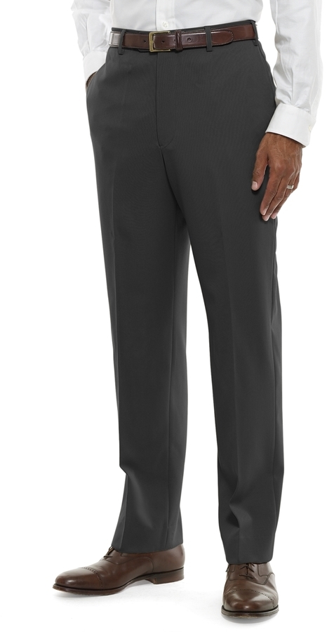 Brooks Brothers Regent Fit Plain Front Classic Gabardine Trousers 168 Brooks Brothers 6380