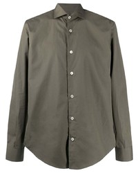 Eleventy Button Down Fitted Shirt